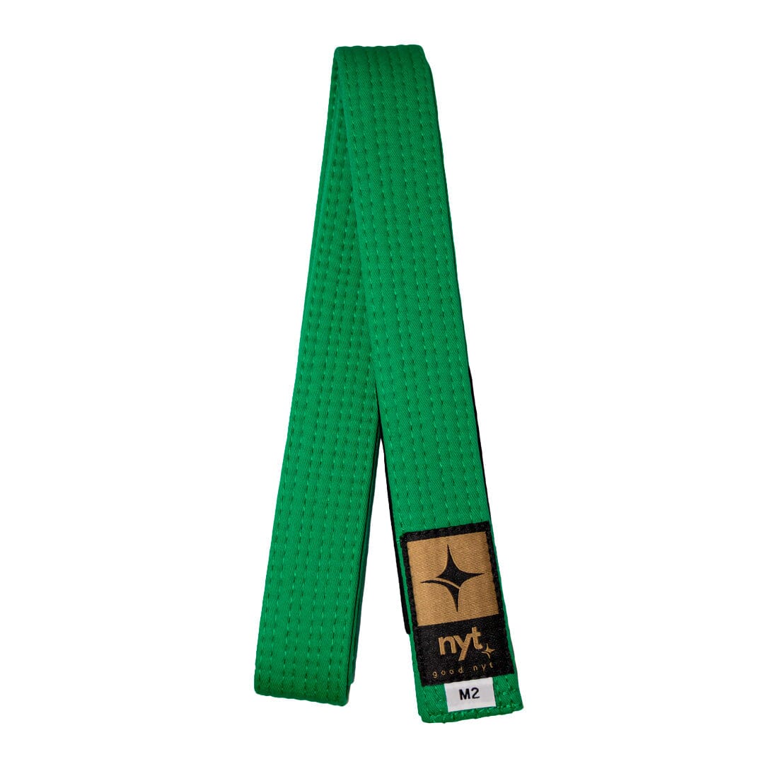 NYT Youth BJJ Gi Belt BJJ Belts NYT Green M0