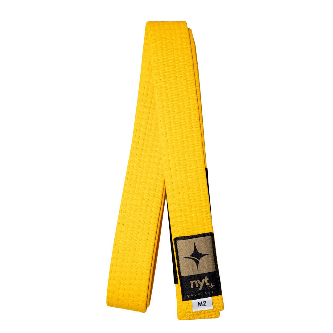 NYT Youth BJJ Gi Belt BJJ Belts NYT Yellow M0