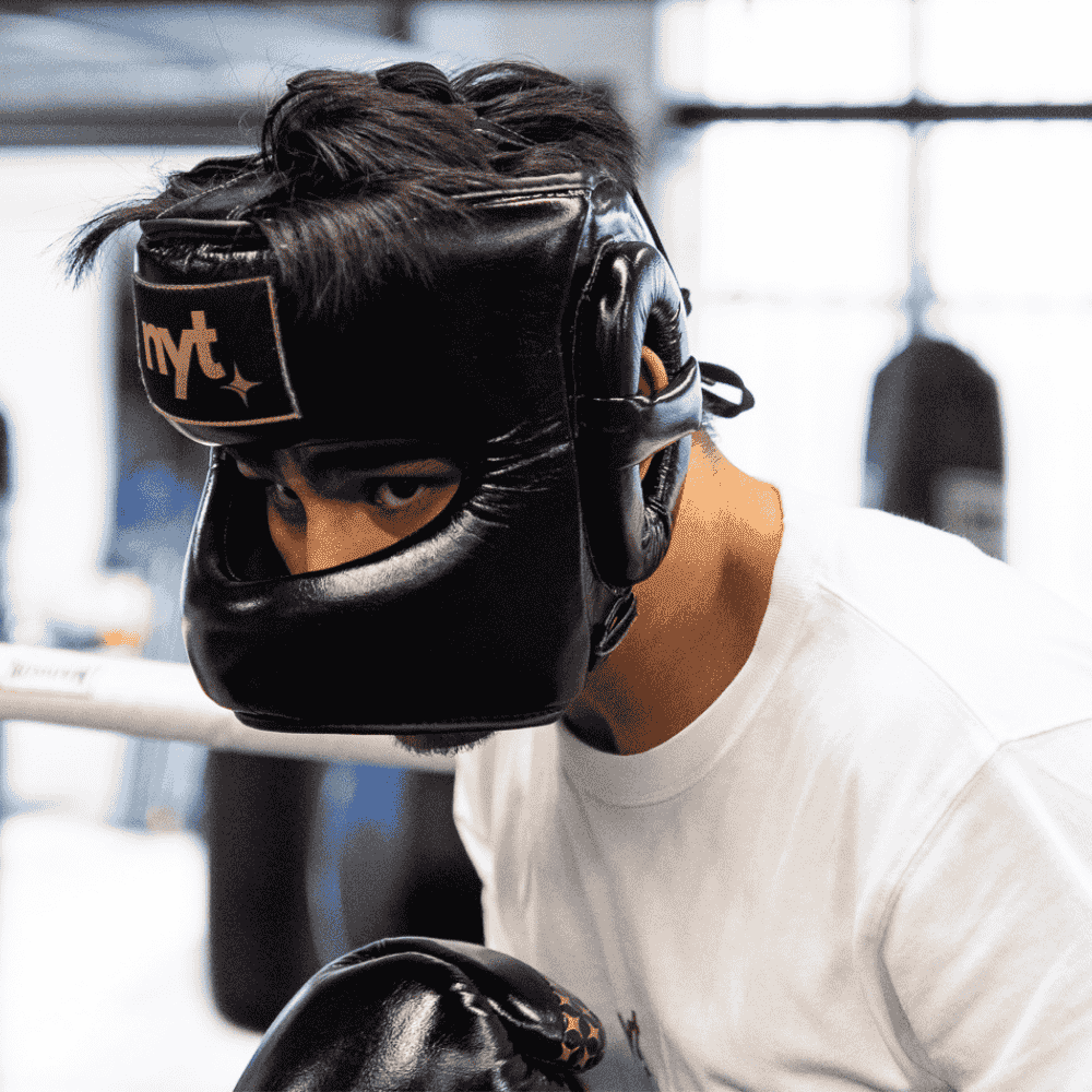 NYT Microfiber Head Guard with Face Bar Head Guards NYT