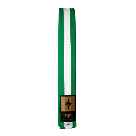 NYT Youth BJJ Gi Belt Green/White