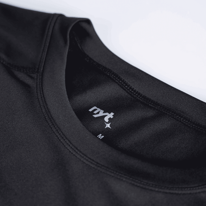 NYT Black Short Sleeve Rashguard Tee Rashguards NYT 
