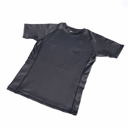 NYT Black Short Sleeve Rashguard Tee Rashguards NYT Black/Black X Small 