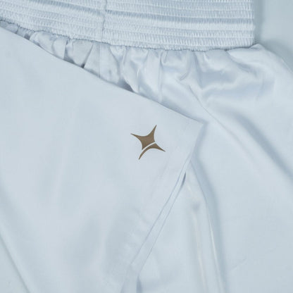 NYT Satin Boxing Shorts White/Sand Boxing Shorts NYT 