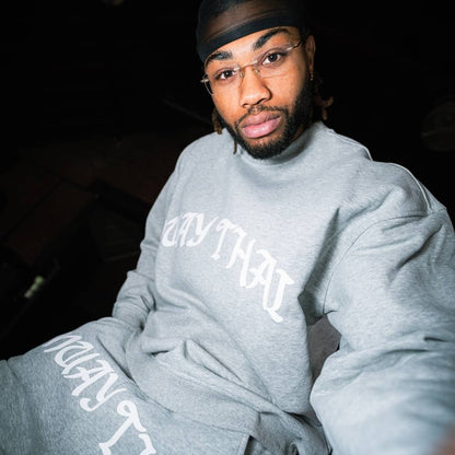 NYT Muay Thai Premium Crew Neck Grey