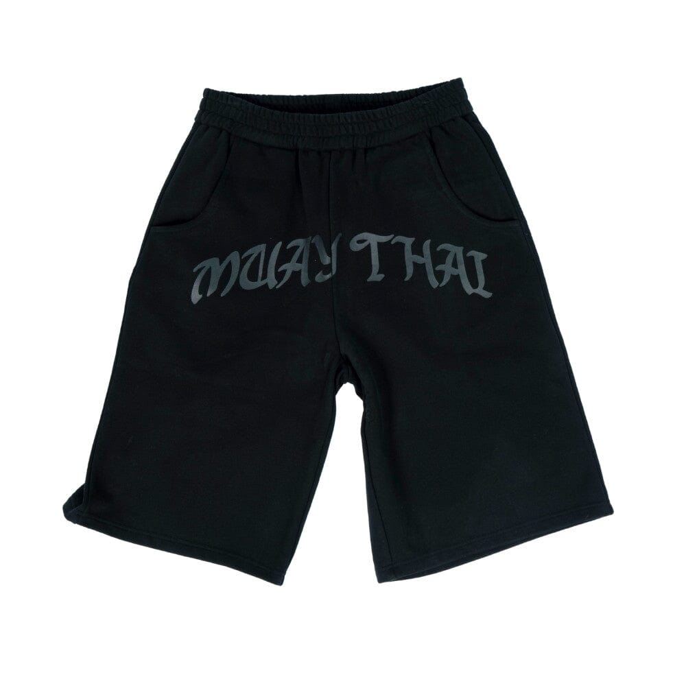 NYT Muay Thai Sweat Shorts Black Outerwear NYT Black X Small 