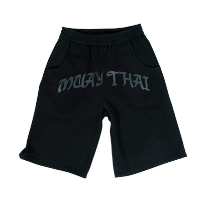 NYT Muay Thai Sweat Shorts Black Outerwear NYT Black X Small 