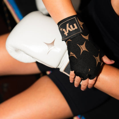 NYT Muay Thai Boxing Gloves White